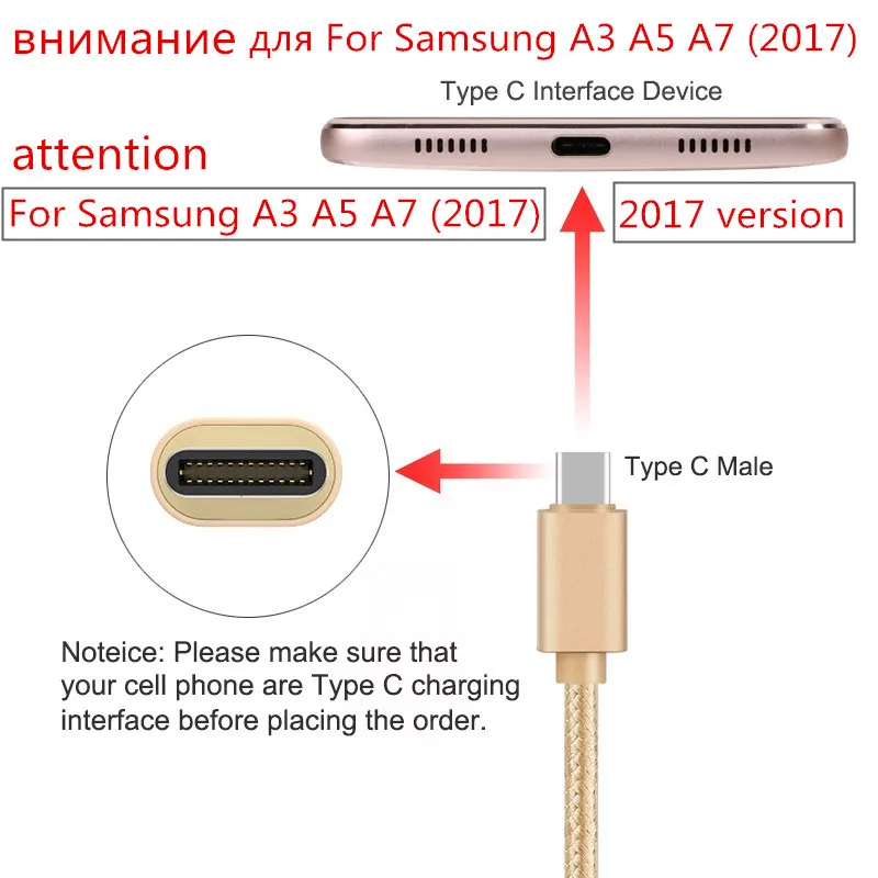 Автомобильное зарядное устройство с 2 USB портами + кабель Type C 3 фута для Honor 9 10 Oneplus