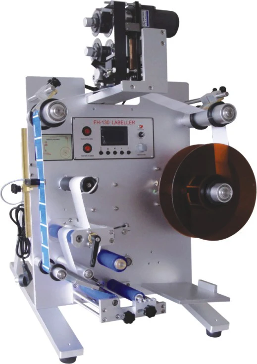 

round bottle/ jar adhesive sticker, vertical labeling machine with date coder