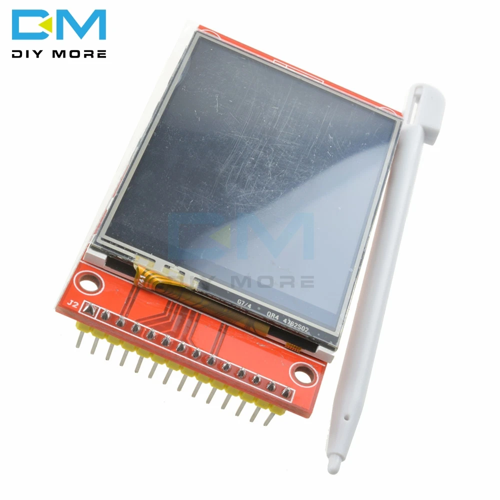 2,4 дюймов SPI TFT lcd Сенсорная панель модуль последовательного порта 240x320 2," SPI серийный Белый светодиодный дисплей