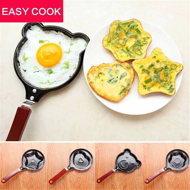 1X сковорода для жарки яиц кухонная с палочкой посуда дома мини-горшок сделай сам 5
