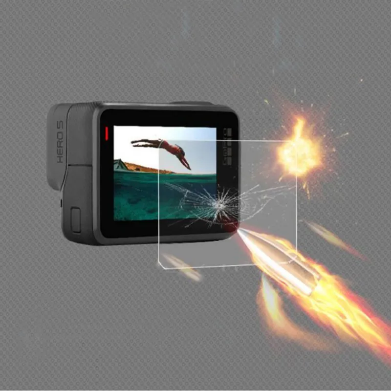 Новая закаленная пленка для Gopro Hero 7 6 5 Защитная Go Pro Black Action | Электроника