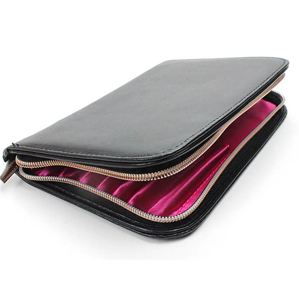 Профессиональная сумка для кистей макияжа с 12 карманами Женская косметическая