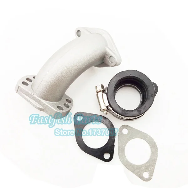 Впускной адаптер VM24 Carb Комплект прокладок с резиновой трубкой и фланцем для