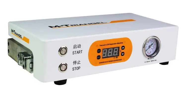 AC 110V US Plug М-Triangel 7 дюймов Экран машина для ремонта ЖК-дисплей сепаратор/дробилка для переработки телефона инструменты для ремонта Экран с общей топливной магистралью удаление пузырей - Цвет: AC 110V US Plug