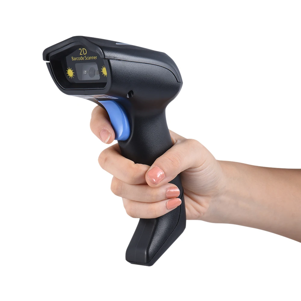 Сканер штрих кода 1D 2D QR 2 4 ГГц беспроводной проводной беспроводной|bar code scanner|2d qrqr