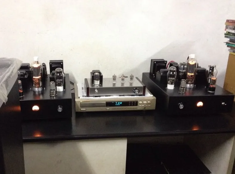 Электронная трубка preamp 2019 Katherin 12AX7 MARANTZ M7 комплект готового продукта|Усилители