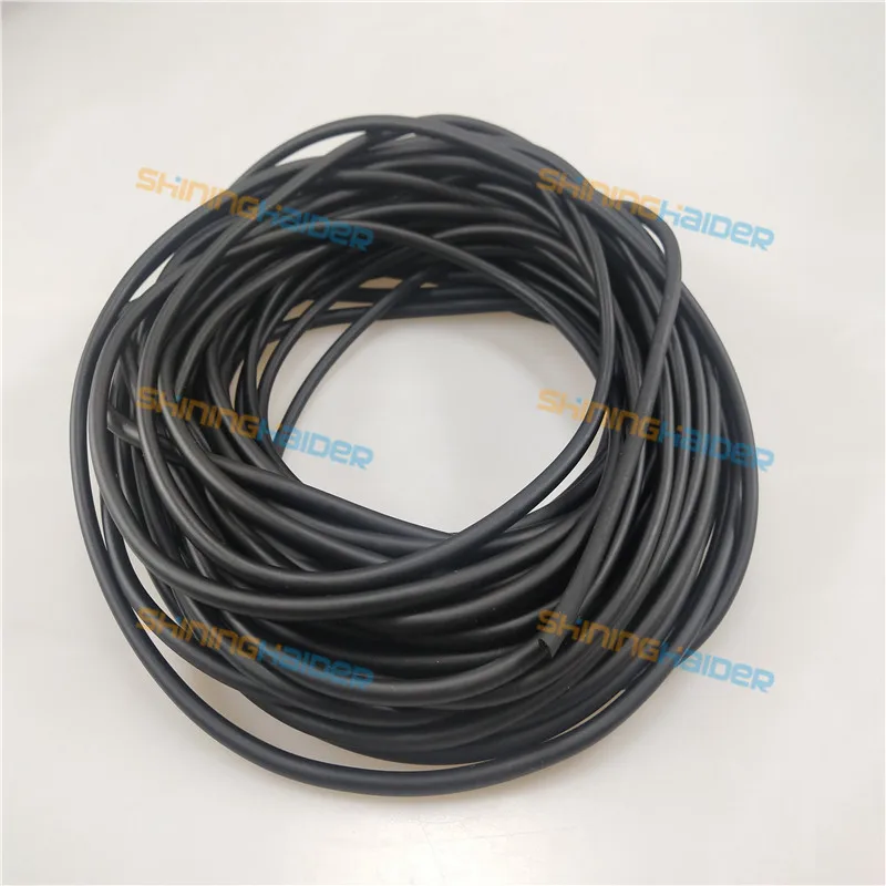 Бесплатная доставка 30m ID5mm OD8mm 5*8mm черный фторкаучуковый шланг ФКМ фторкаучуковая