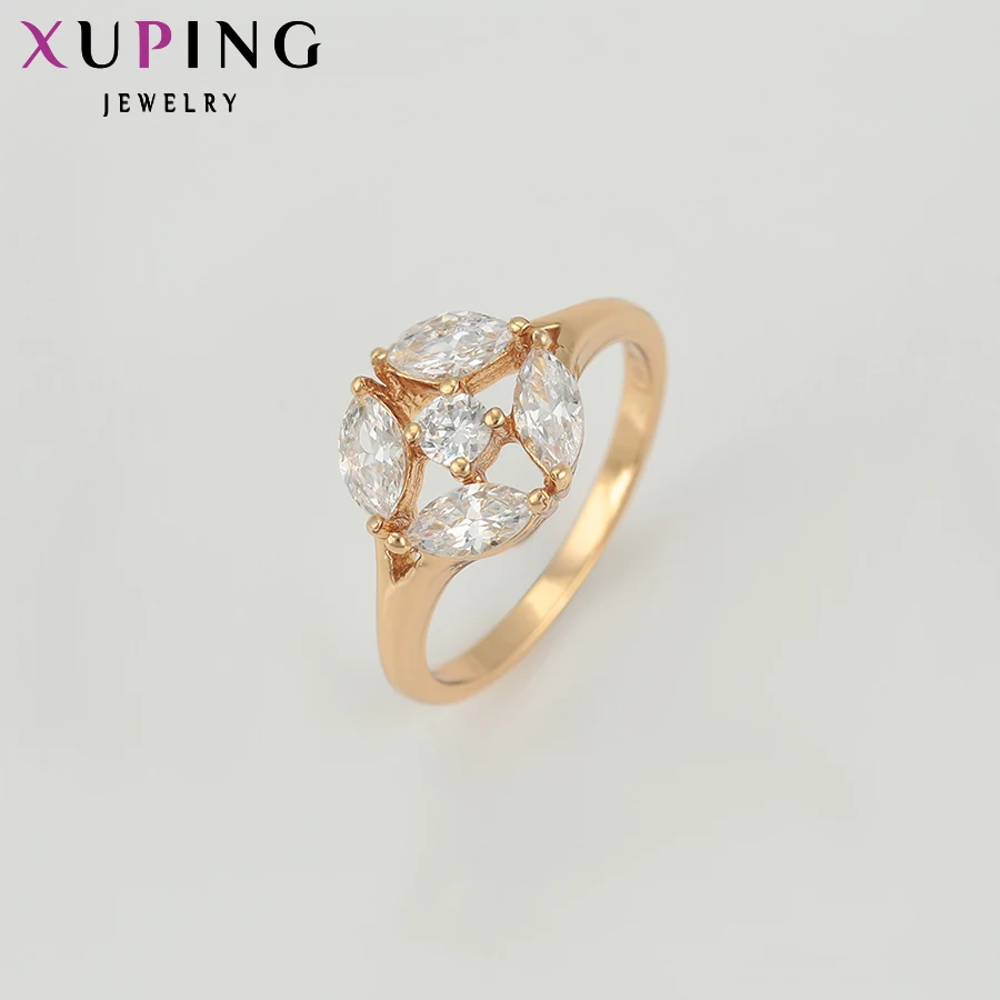 Xuping, модное кольцо для женщин, вечерние, позолоченные, синтетический кубический цирконий, ювелирные изделия, акция S18, 4 \ S32, 5-11722