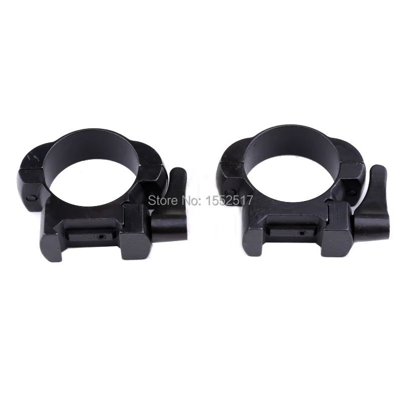 Стальные кольца ткача 30 мм низкопрофильный Черный Матовый верхний кронштейн|weaver