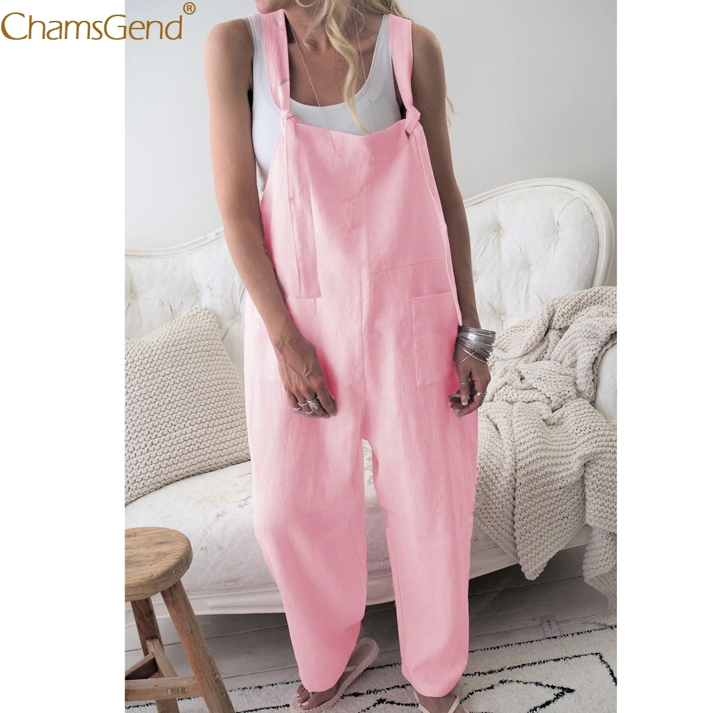 Женский комбинезон летний Свободный на лямках | Женская одежда