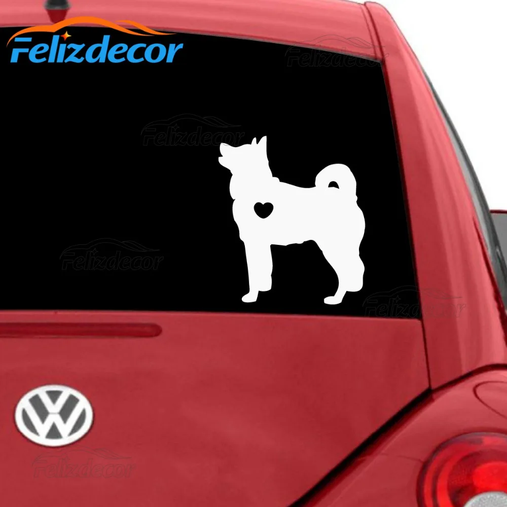 I Love My Akita бульдог животные автомобильные наклейки водонепроницаемые аксессуары