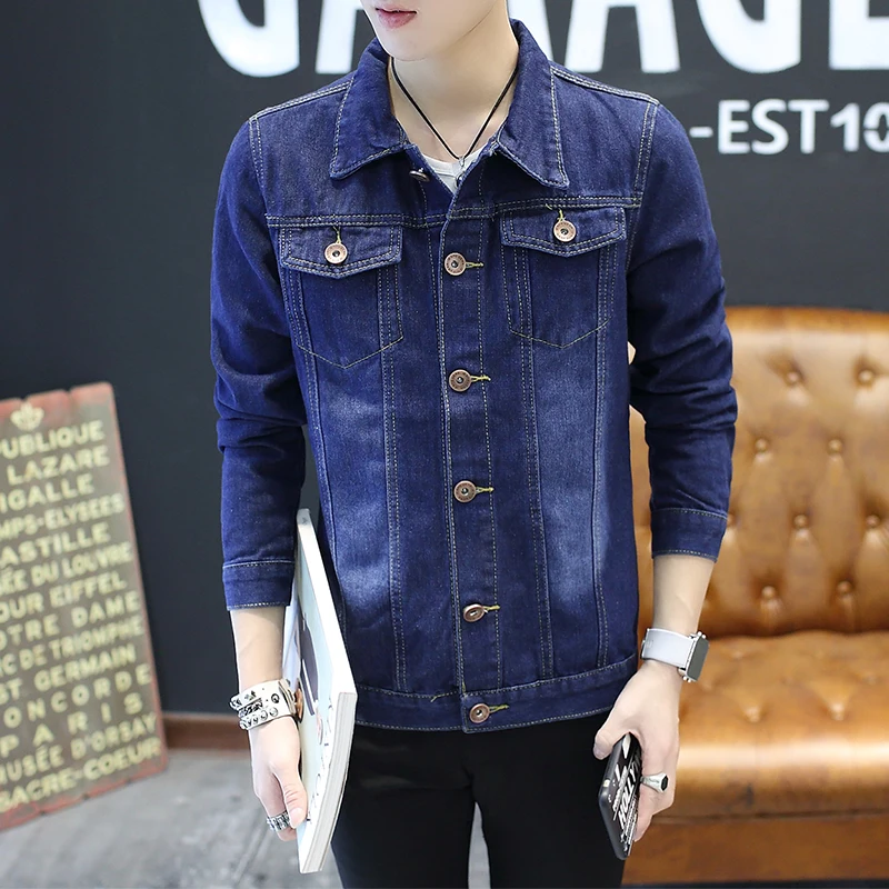 Men Jacket and Coats Brand Clothing Denim Fashion Mens Jeans Spring Autumn Outwear Male Jaqueta Masculino | Мужская одежда