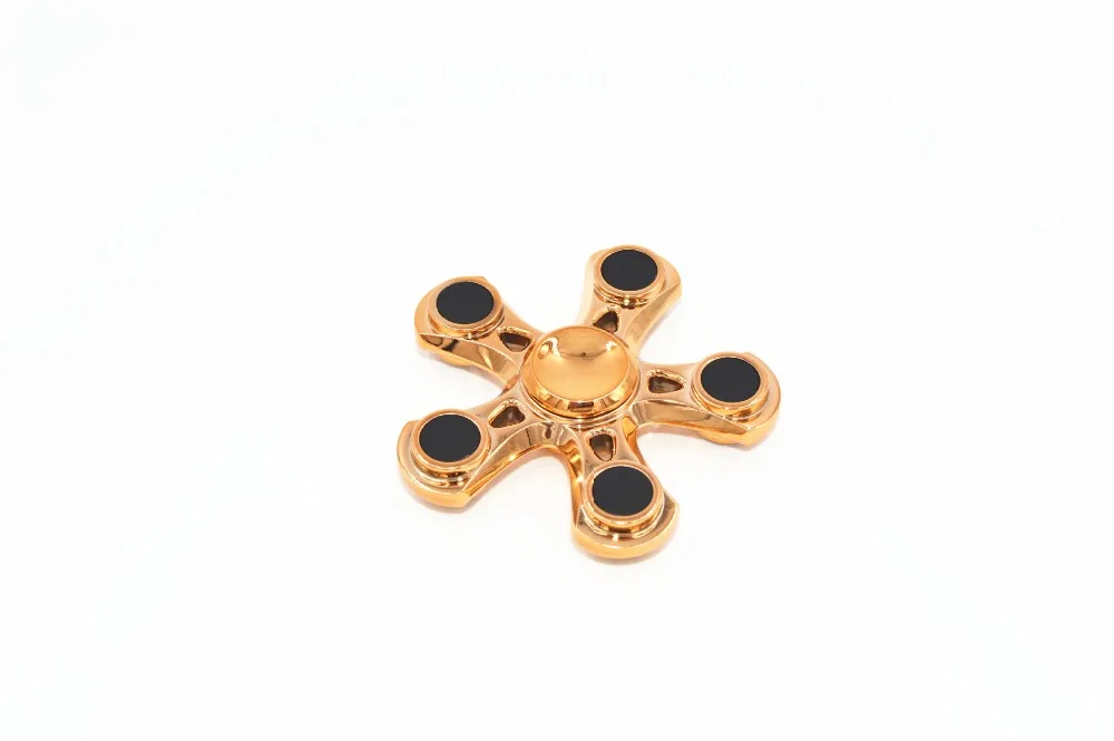 EDC золото импорт Высокоскоростной медный подшипник Finger Spinner ручной Спиннер гироскоп EDC ADHD время вращения длинный антистресс