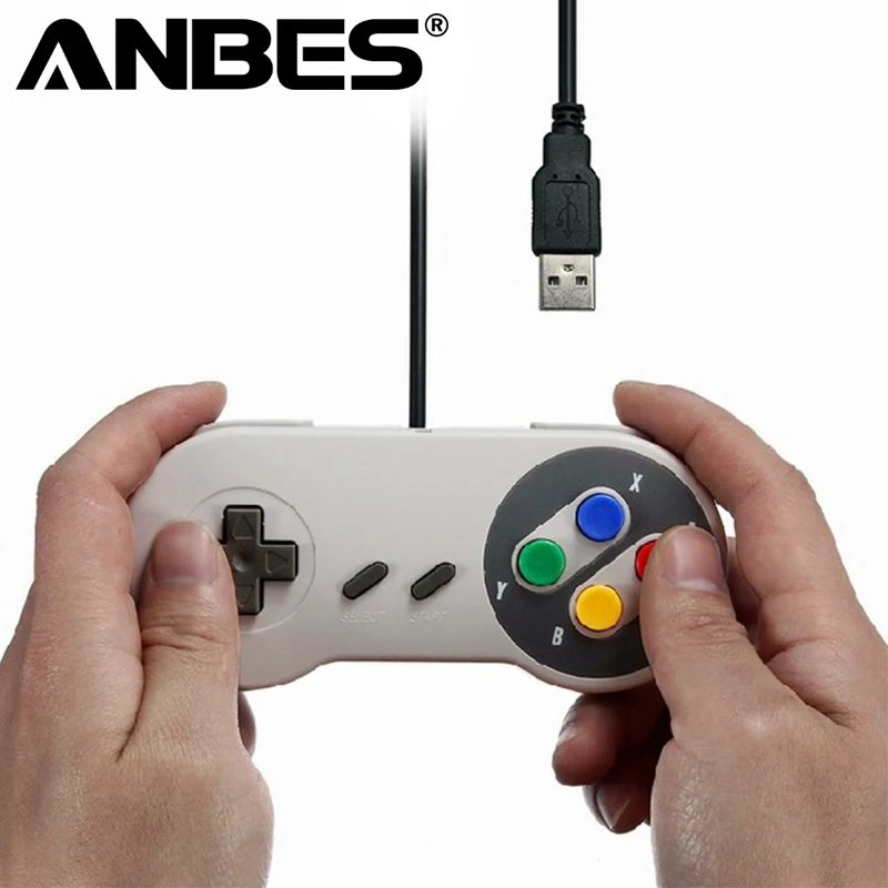 USB джойстик управления Лер геймпад игровой для nintendo SNES коврик Windows PC Mac