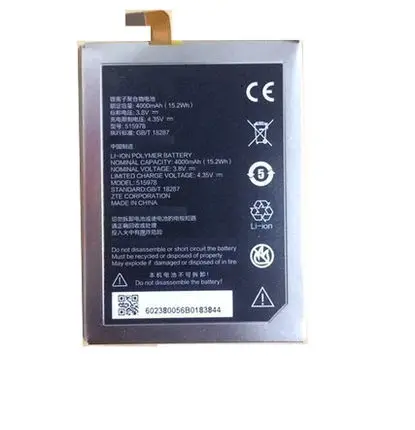 3 8 V 4000 мА/ч E169-515978 515978 zte Q519T лезвие X3 D2 A452 Батарея | Мобильные телефоны и аксессуары