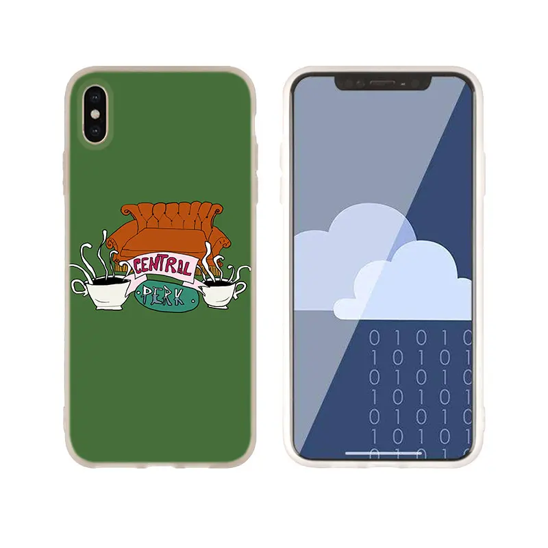 Чехол Perk coffee friends tv для iphone XS 11 Pro Max XR X 10, чехлы для телефонов iphone 7 8 Plus 6s 5 4s - Цвет: picture 06