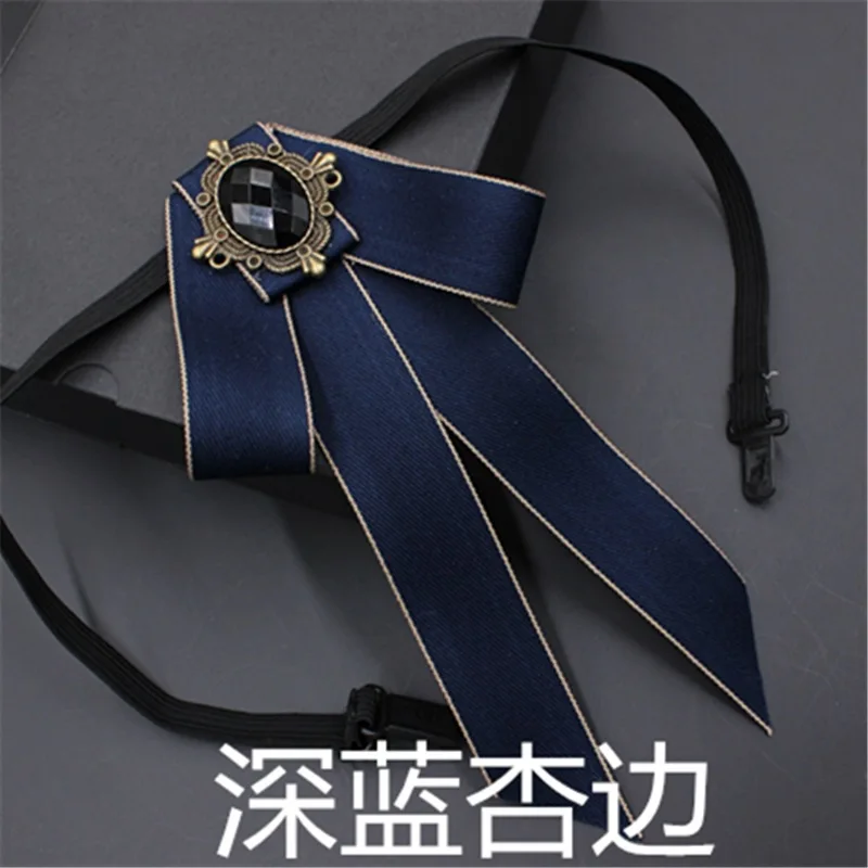 Ribbon Bow Tie Новинка! Мужской и Женский галстук-бабочка в стиле ретро. Галстук-бабочка. Эластичная лента ручной работы, стразы, сплав, Бабочка, форма, лента, галстук-бабочка - Цвет: Ribbon Bow Tie