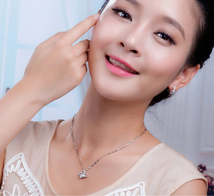 Корейское модное ретро изысканное ожерелье из стерлингового серебра S925 пробы