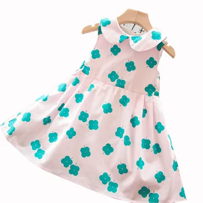 Toddler Girl Summer Dress Cotton Kids Dresses For Girls Wholesale Lots Bulk Clothes Little Floral Party White | Детская одежда и