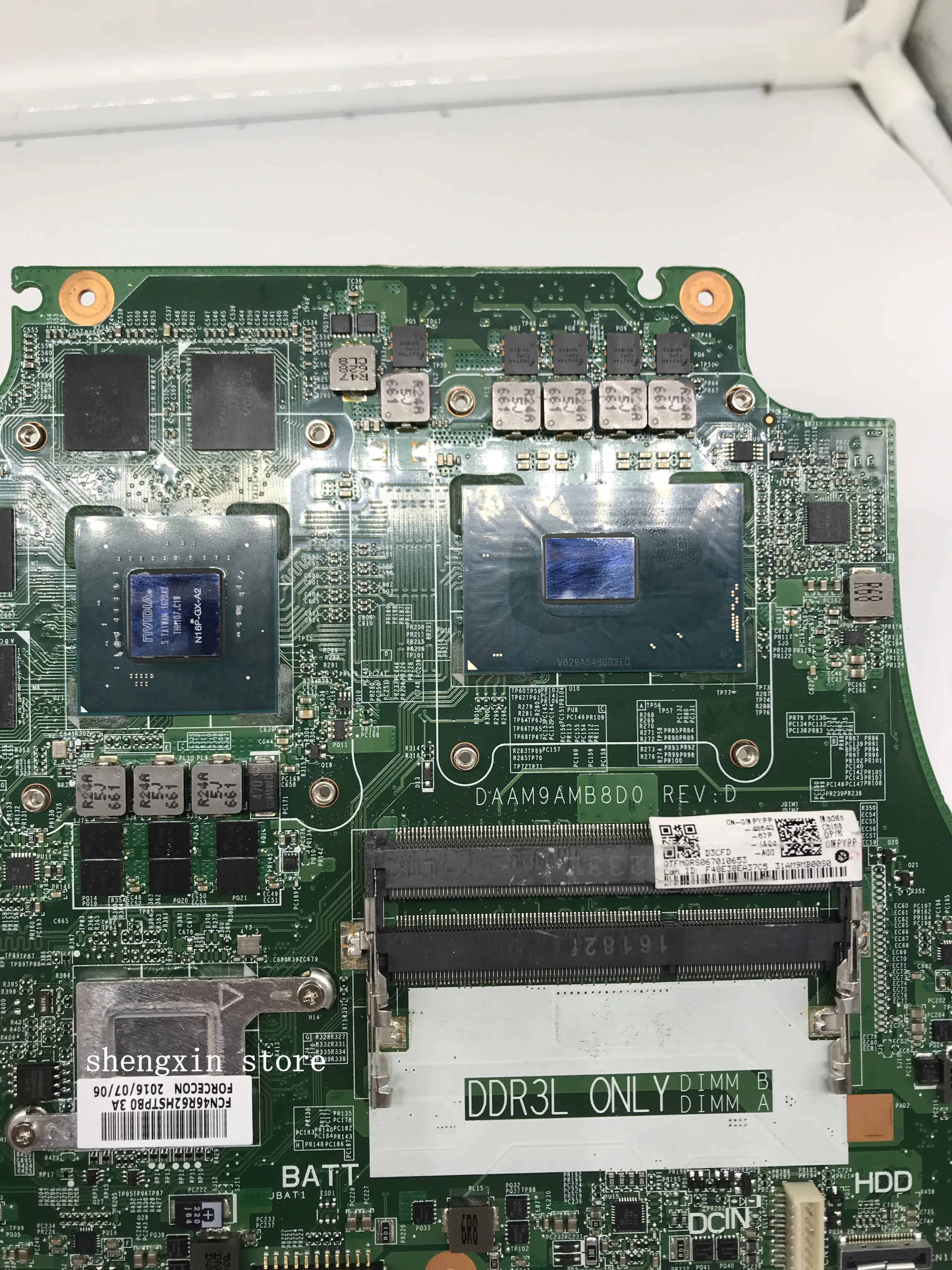 Материнская плата для DELL 15 7559 с I7-6700HQ DAAM9AMB8D0 CN-0MPYPP 0MPYPP материнская | Компьютеры и