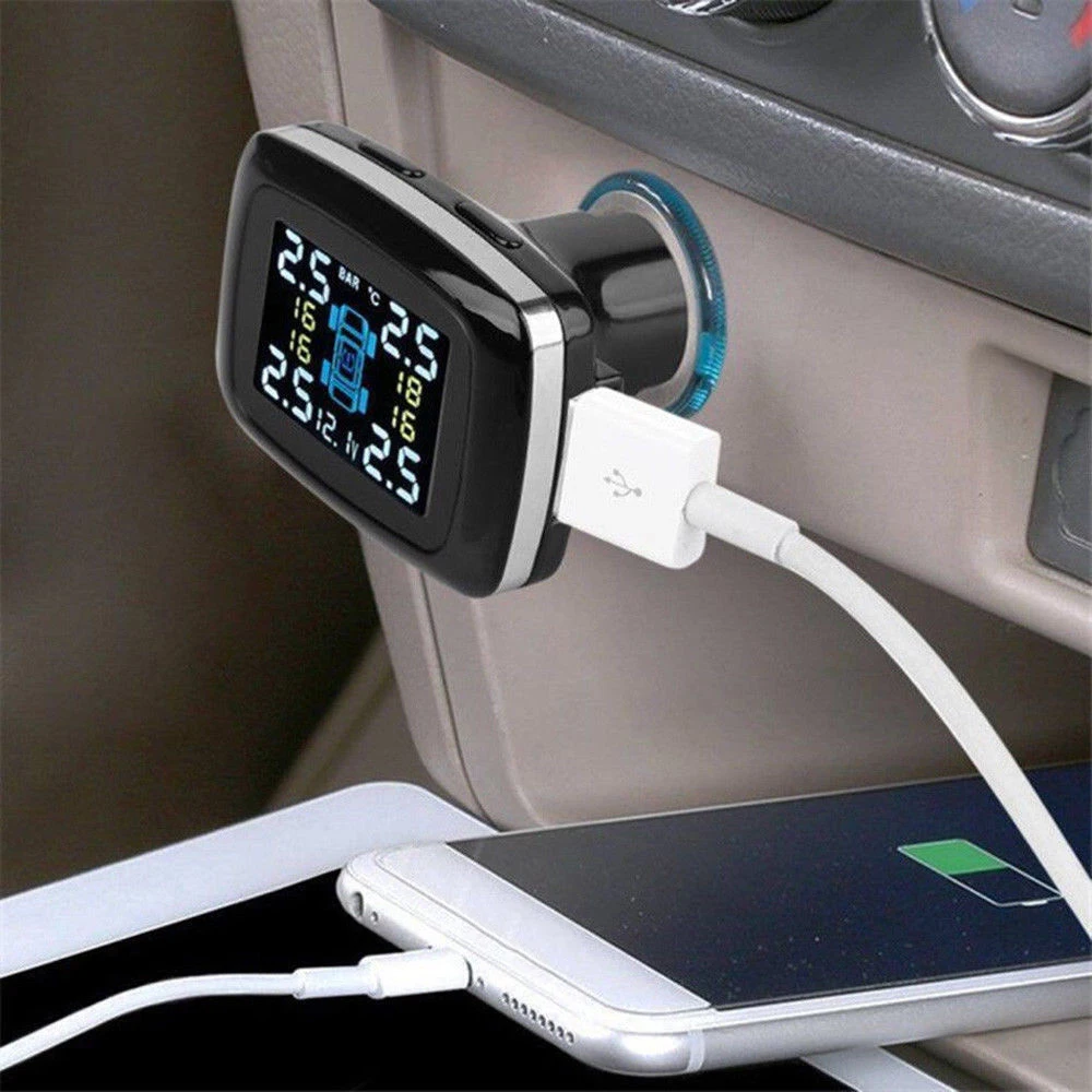 Автомобильный TPMS 4 внешний датчик система давления в шинах беспроводная контроля