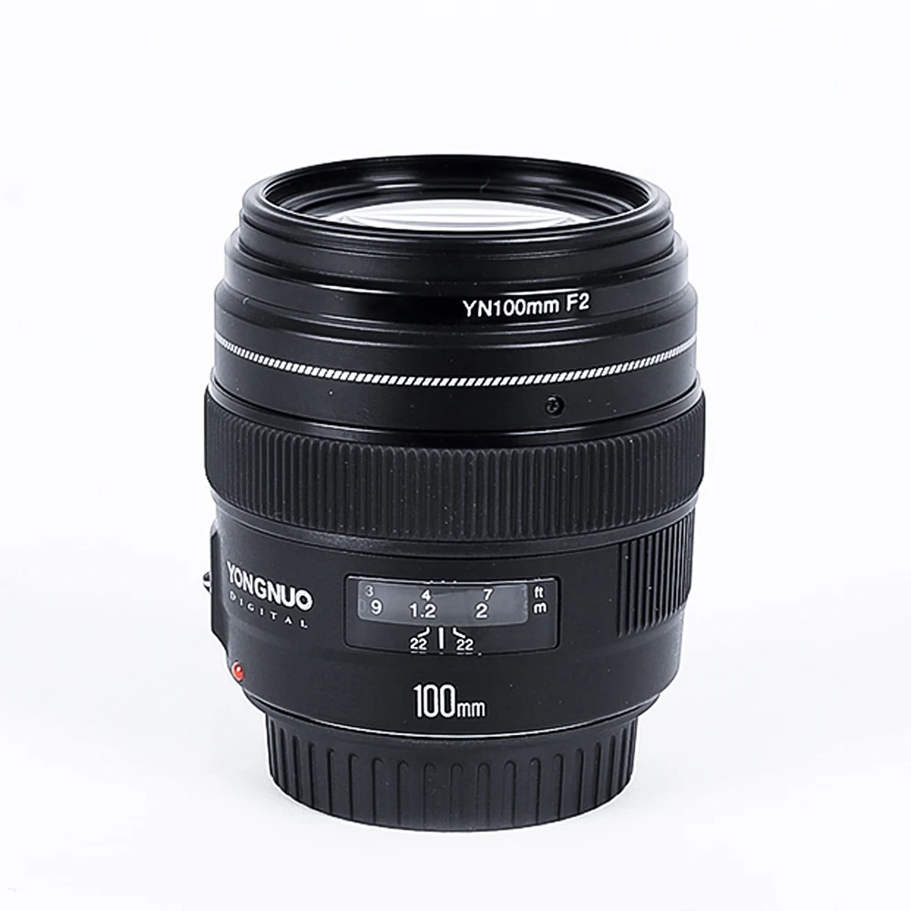 YONGNUO YN100mm объектив F2/F2N AF/MF с большой апертурой Стандартный Средний телеобъектив с фиксированным фокусным расстоянием для Nikon, для камеры Canon
