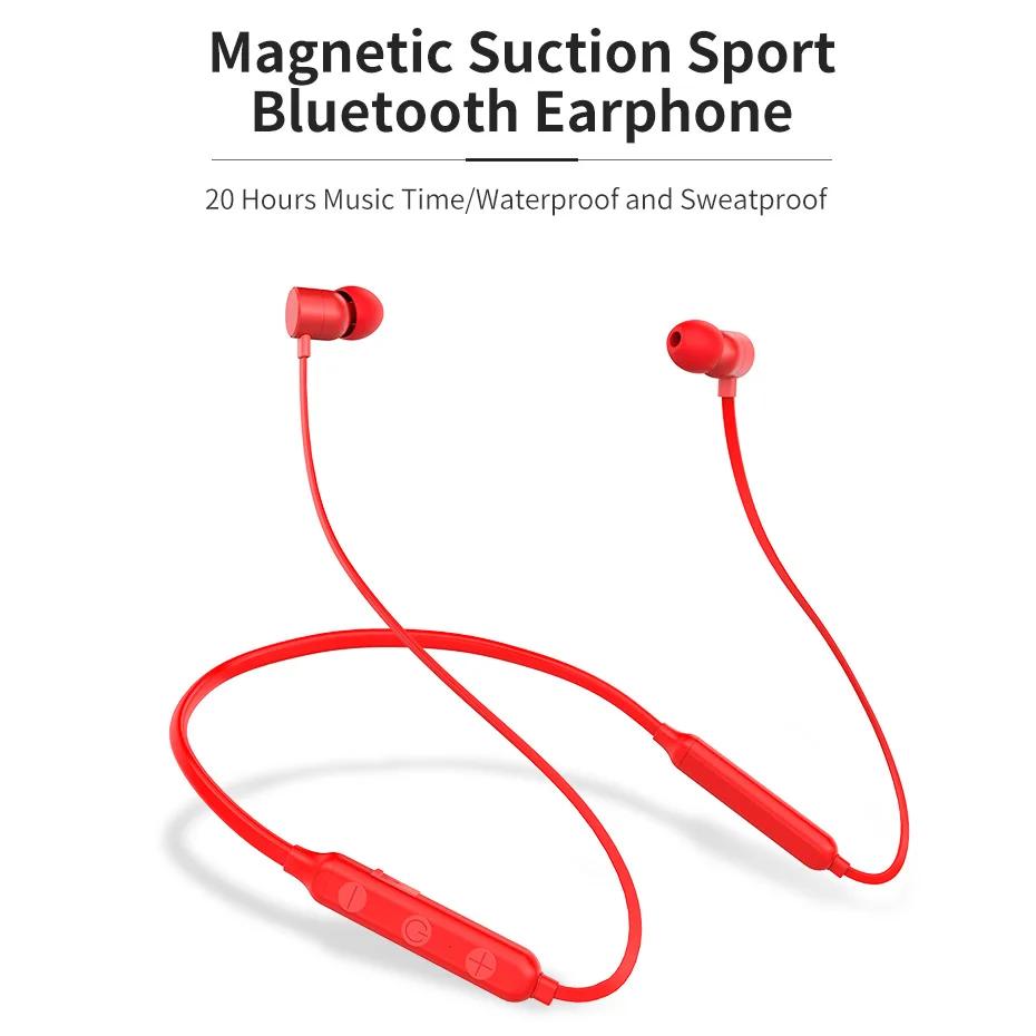 Langsdom BX9 Bluetooth беспроводные наушники Bluetooth наушники с шейным ремешком спортивные наушники IPX5 водонепроницаемые беспроводные наушники