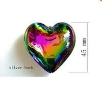 200pcs hearts plus 200pcs rings crystal heart pendant prism crystal chandelier replacement suncatcher free shipping