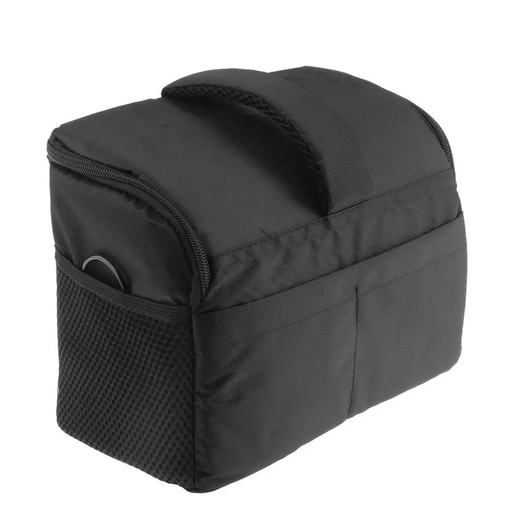 Black camera bag Полный защитный комплект защита экрана чехол для камеры Сумка УФ-фильтр бленда для объектива Крышка Ручка воздуходувка для Canon EOS 4000D T100 с 18-55 мм объективом - Цвет: Black camera bag