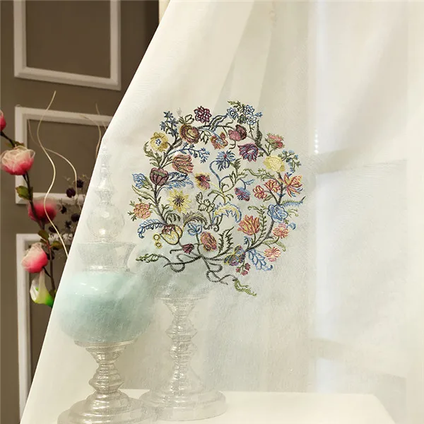 Tulle Curtains Современные жаккардовые шторы на заказ роскошные кухонные шторы кровать гостиная Papelaria половина ночные шторы, 1 панель - Цвет: Tulle Curtains