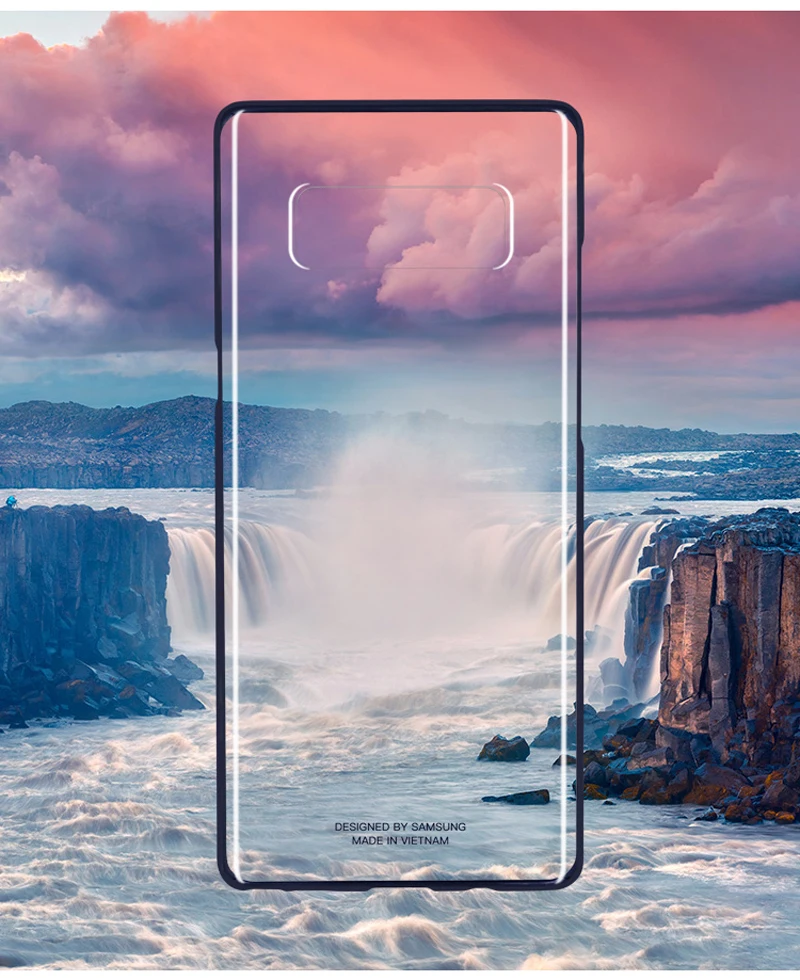 100% Оригинальный чехол для телефона Samsung Galaxy Note8 N9500 Note 8 N950F SM прозрачный мягкий