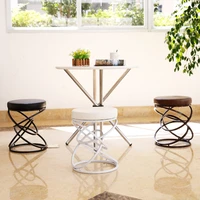 creative metal iron wire fashion bar stool chair stool simple leisure chair
