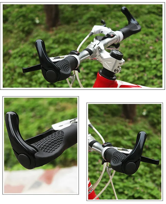 5pair/lot GRIPS-BULL Comfortable Ergonomic Mountain Handlebar Grips Black Bike Bicycle Riding Handle Bar | Спорт и развлечения