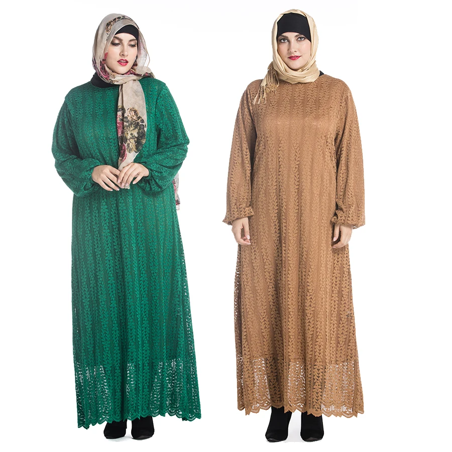 Дубай Abaya мусульманское платье женское кафтан Брендовое мягкое кружевное платья