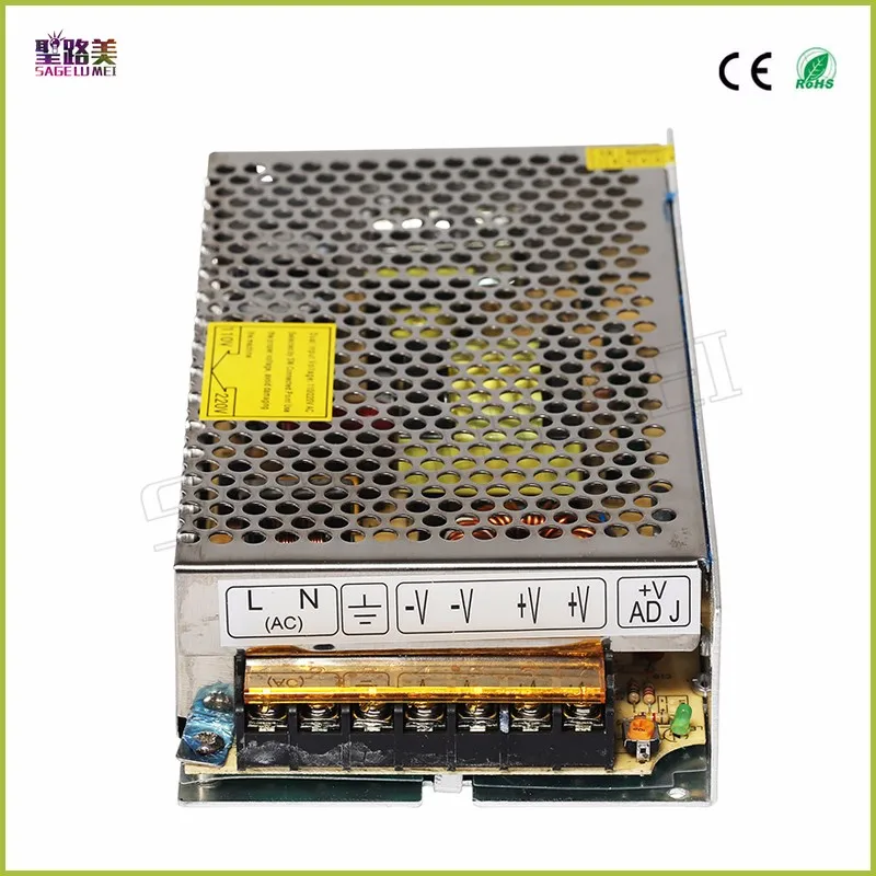 DC5V 20A переключение Питание 100W выход 110/240 В переменного тока светодиодный полоски Пиксели CCTV PSU, трансформаторы для ws2812b полосы