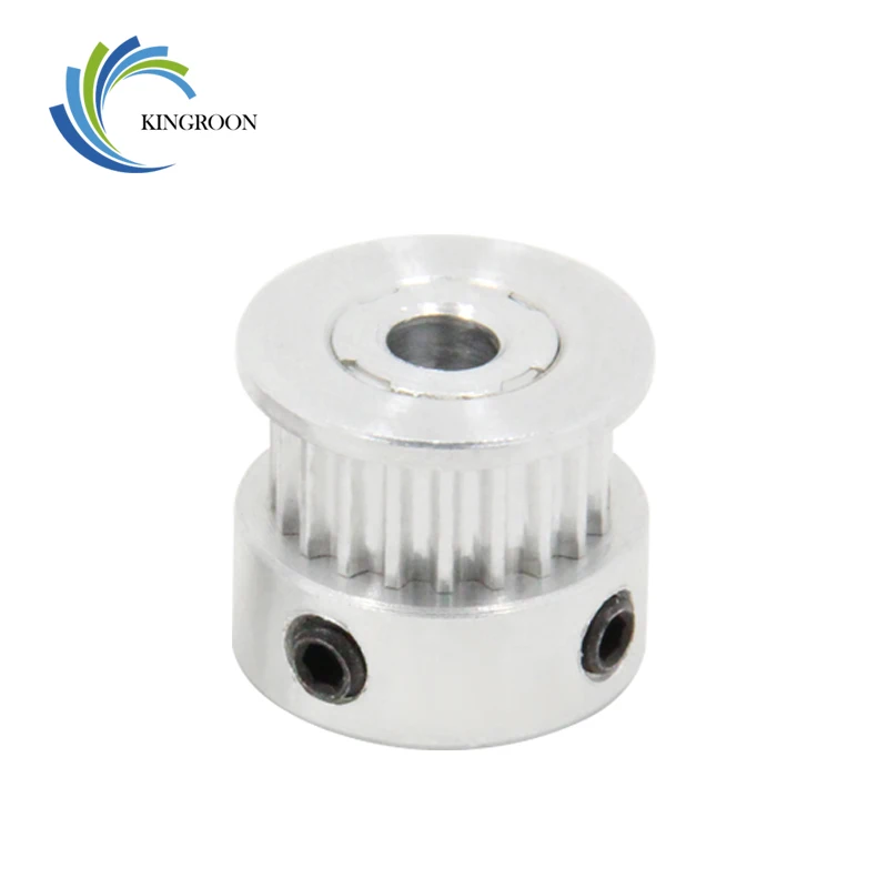 5pcs GT2 Timing Pulley 20tooth Aluminum Parts 2GT Synchronous Wheel 20 Teeth Bore 5mm Width 6mm 3D Printer Part Tooth Gear Screw |