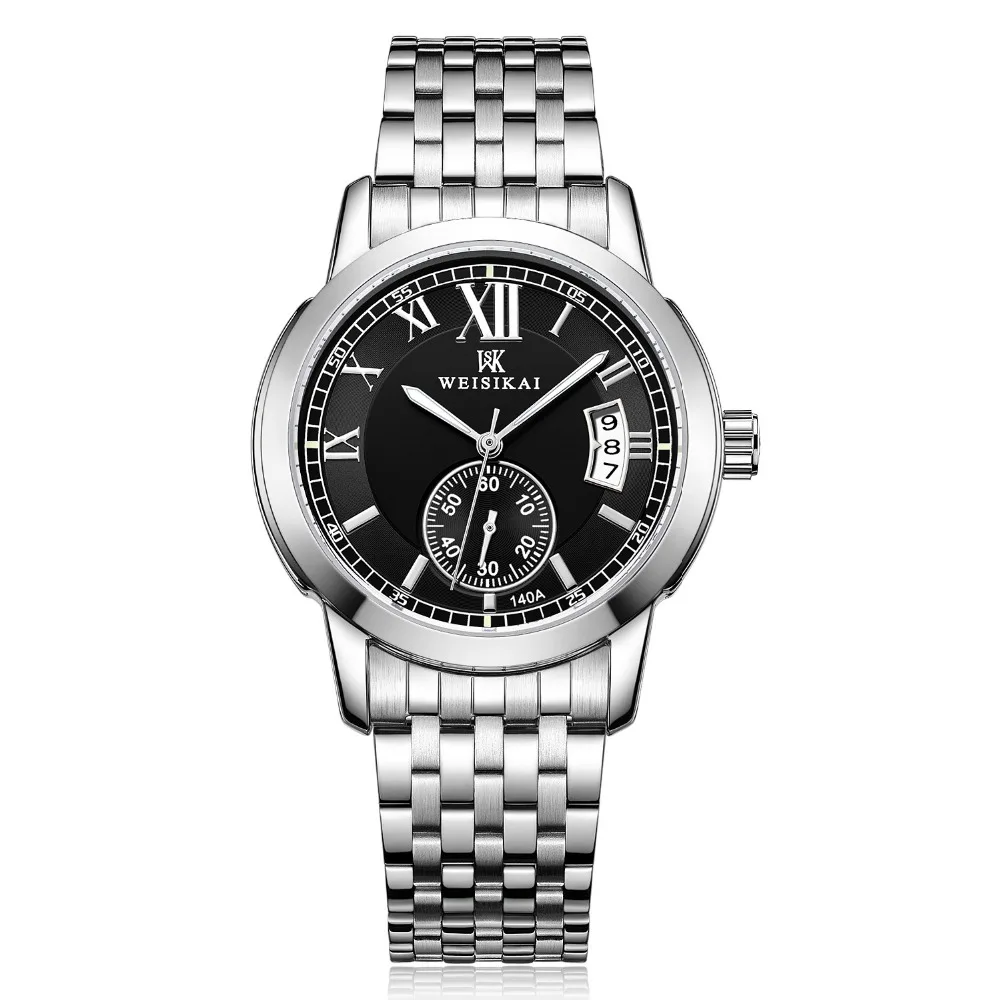 Новинка от известного бренда WEISIKAI модные маленькие стрелки стальной ремешок