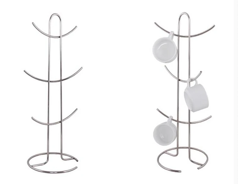 Держатель для чашек из нержавеющей стали ресторана кофейные кружки вешалки