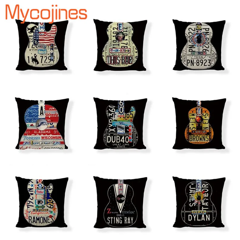 Удобная наволочка для электрической гитары рок н ролл наволочки постельное