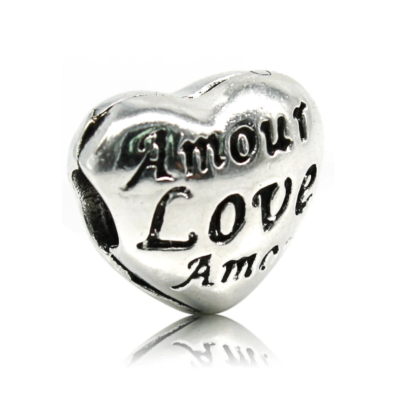 925 стерлингового серебра развлечений шарма сердца соответствовать Европейский