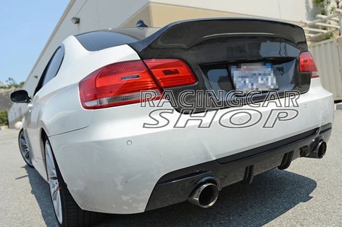 Настоящий багажник из углеродного волокна ERICSSON STYLE для BMW 3 Series E92 COUPE 2Door 328I 335I M3 2007