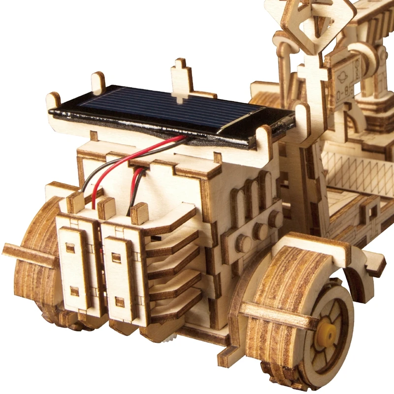 Robotime подвижные Луна Багги солнечной энергии игрушки 3D DIY лазерной резки