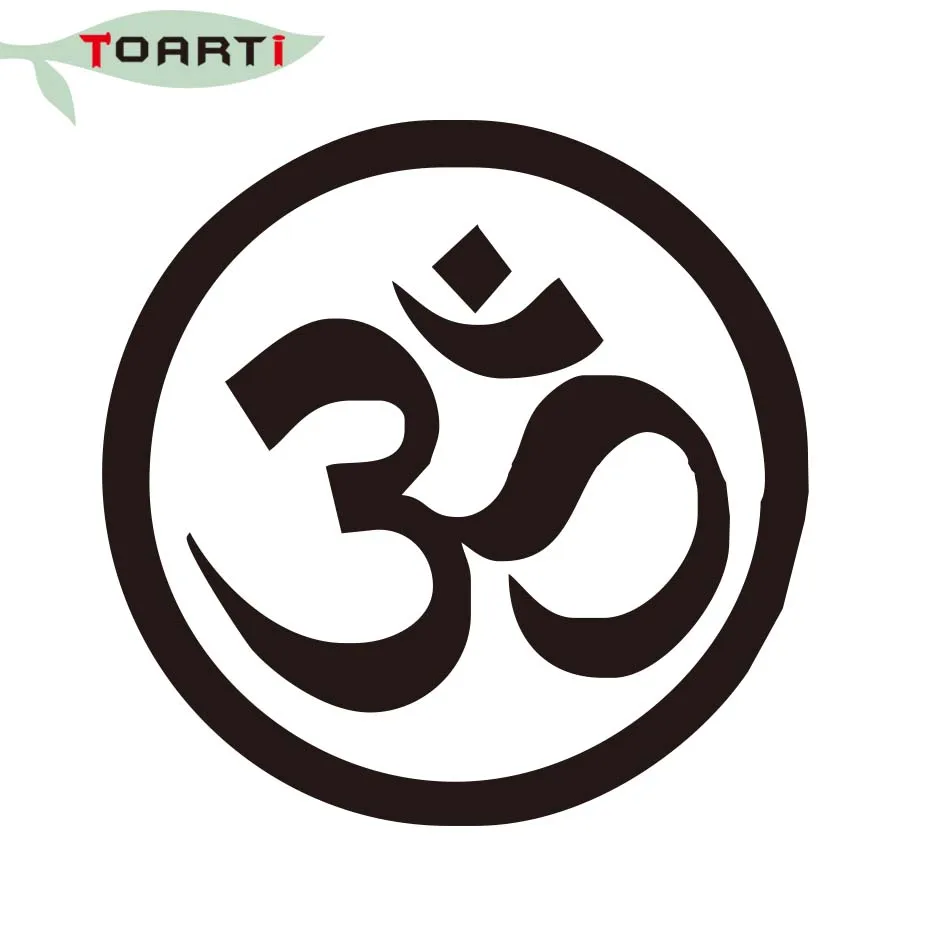15.3*15.3 CM Om Symbol Vinyl Car Sticker For Window Laptop Decoration Yoga Buddhism Spiritual Decal Styling | Автомобили и