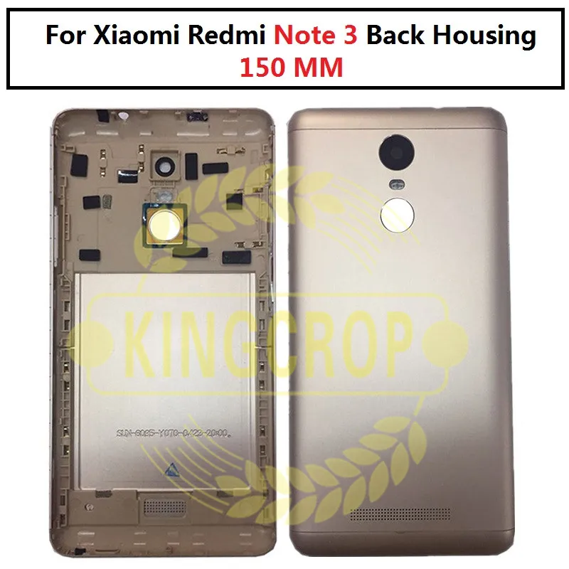 Для Xiaomi Redmi Note 3/Note 3 Pro 150 мм 152 мм Полная сетевая батарея Металлическая задняя крышка корпус дверь с частями