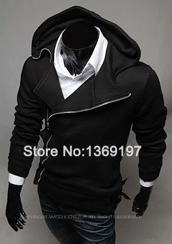 NEW Mens Slim Casual Zipper Tops Hoodie Jacket Coat Costume Cosplay Clothes 3 colors 4 Sizes M~XXL MN896 | Мужская одежда