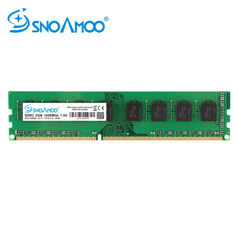 Новый Настольный ПК SNOAMOO DDR3 2 ГБ 4 Гб 1333 МГц флуоресцентная память 8 1600 240-контактный