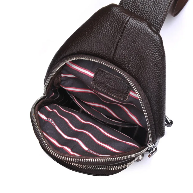 Новая мода маленькая сумка через плечо нагрудная мужская кожаная Bolsa masculina pequena