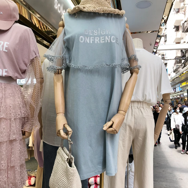 Новое лето 2018 корейский модный показ универсальные чистый сладкий письмо