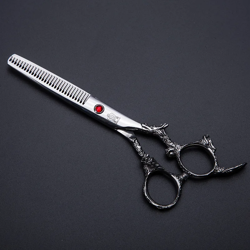 

6inch Professional Creative Shears Dog Pet Grooming Scissors Animal Haircut Supplier Instruments Straight Thinning Scissor