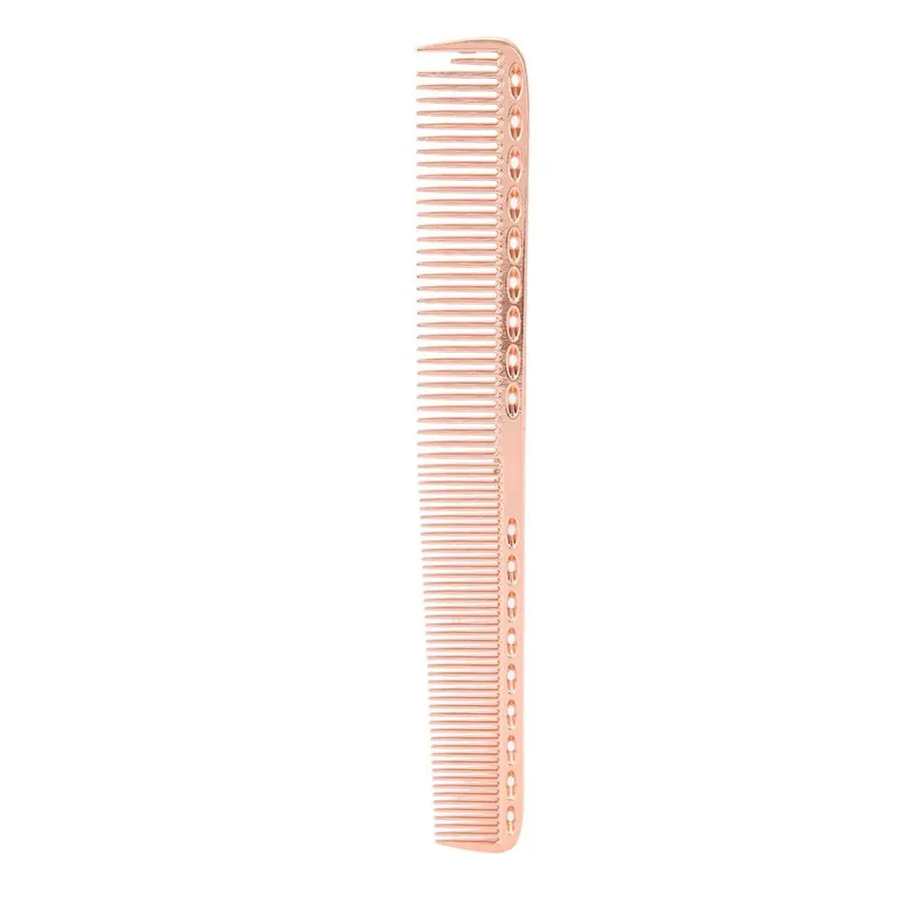 

Professional Salon Hair Comb Space Aluminum Stainless Steel Anti- static Comb Barbers Combs Beauty Tools Bronze